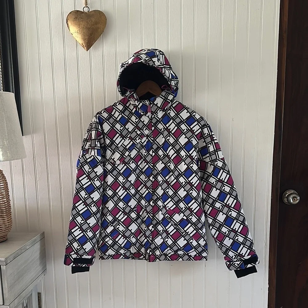 Core Powder Room Lil Chicks Ski/Snowboard/Winter Jacket Like New sz Large